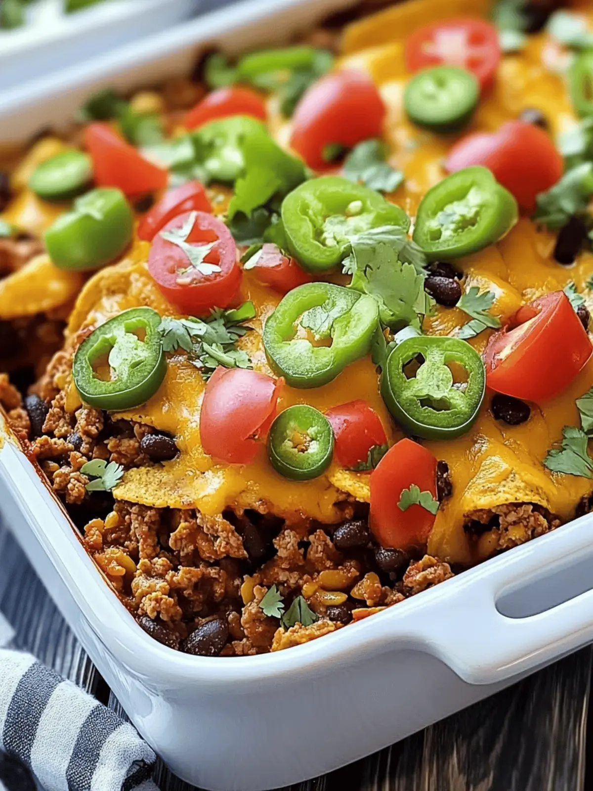 Beef Walking Taco Casserole