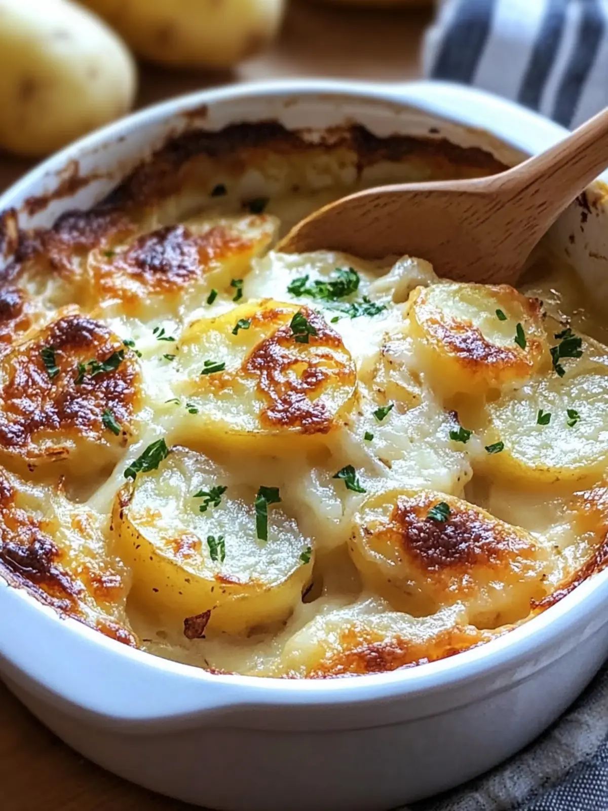 French Onion Potato Bake