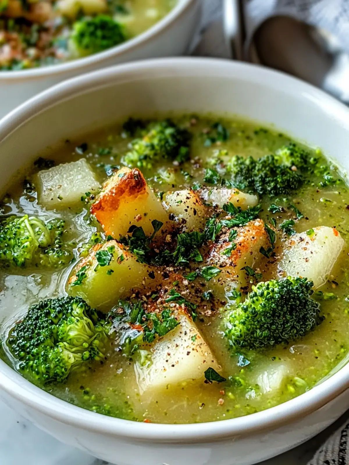 Traditional Italian Broccoli Soup