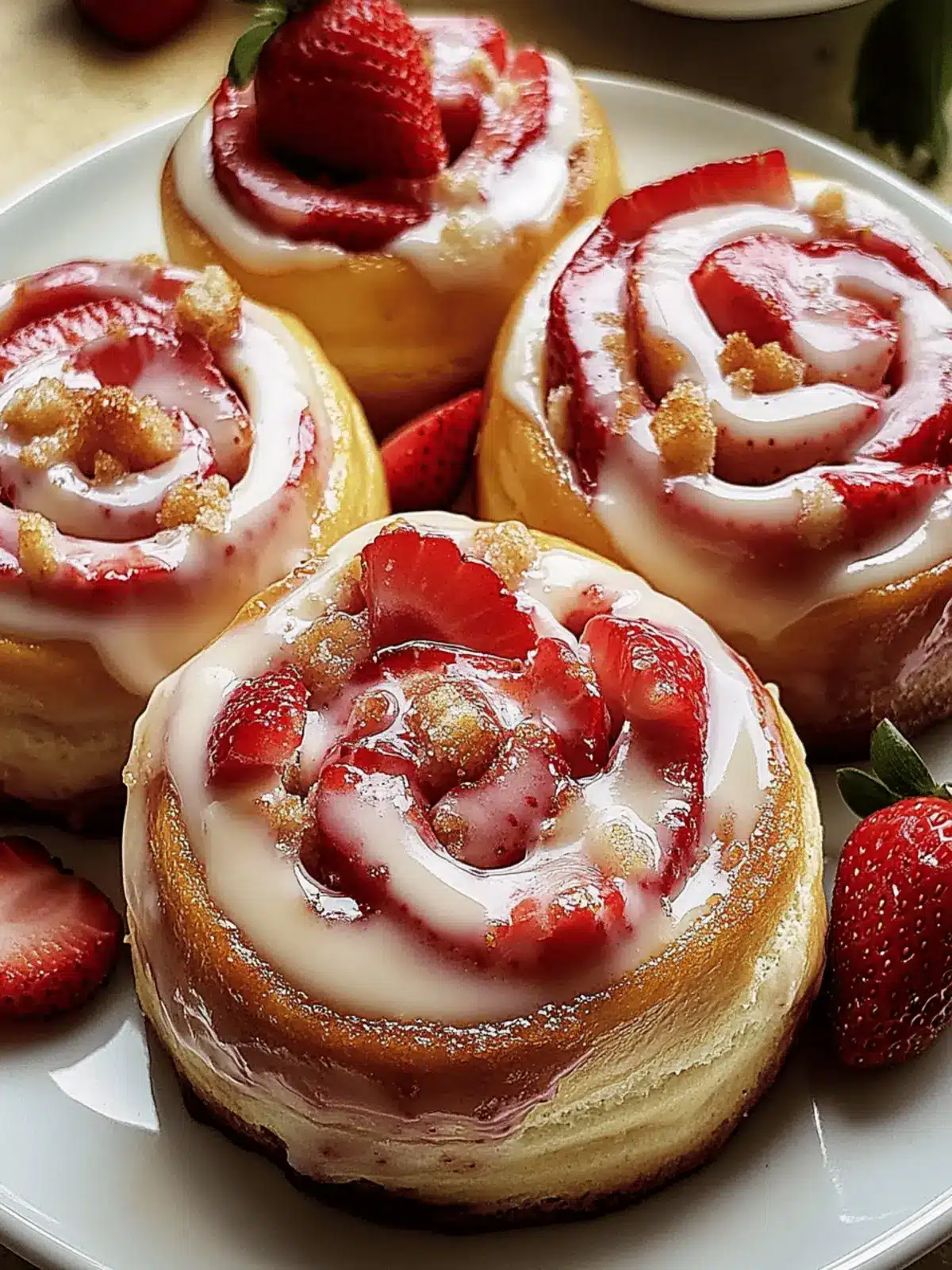 Strawberry Cheesecake Cinnabon Rolls for Irresistible Mornings 4 Strawberry Cheesecake Cinnabon Rolls