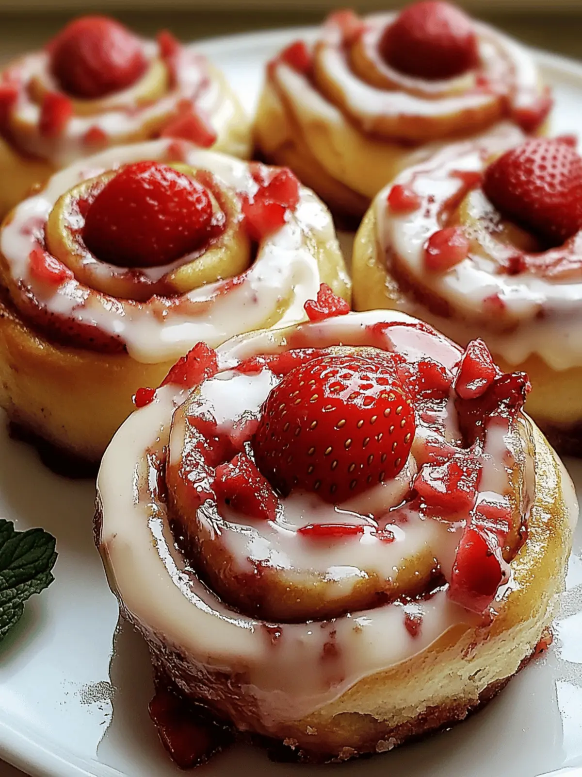 Strawberry Cheesecake Cinnabon Rolls for Irresistible Mornings 2 Strawberry Cheesecake Cinnabon Rolls