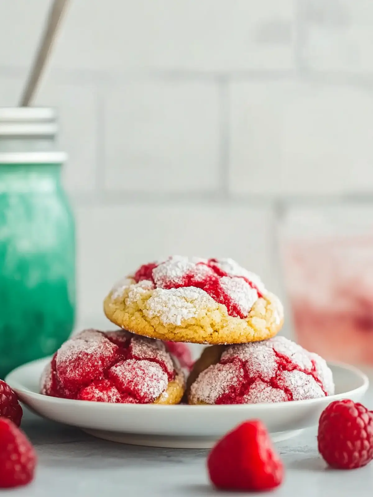 Delicious Raspberry Cookies with a Gooey Twist for Easy Baking 2 Raspberry Cookies with a Gooey Twist