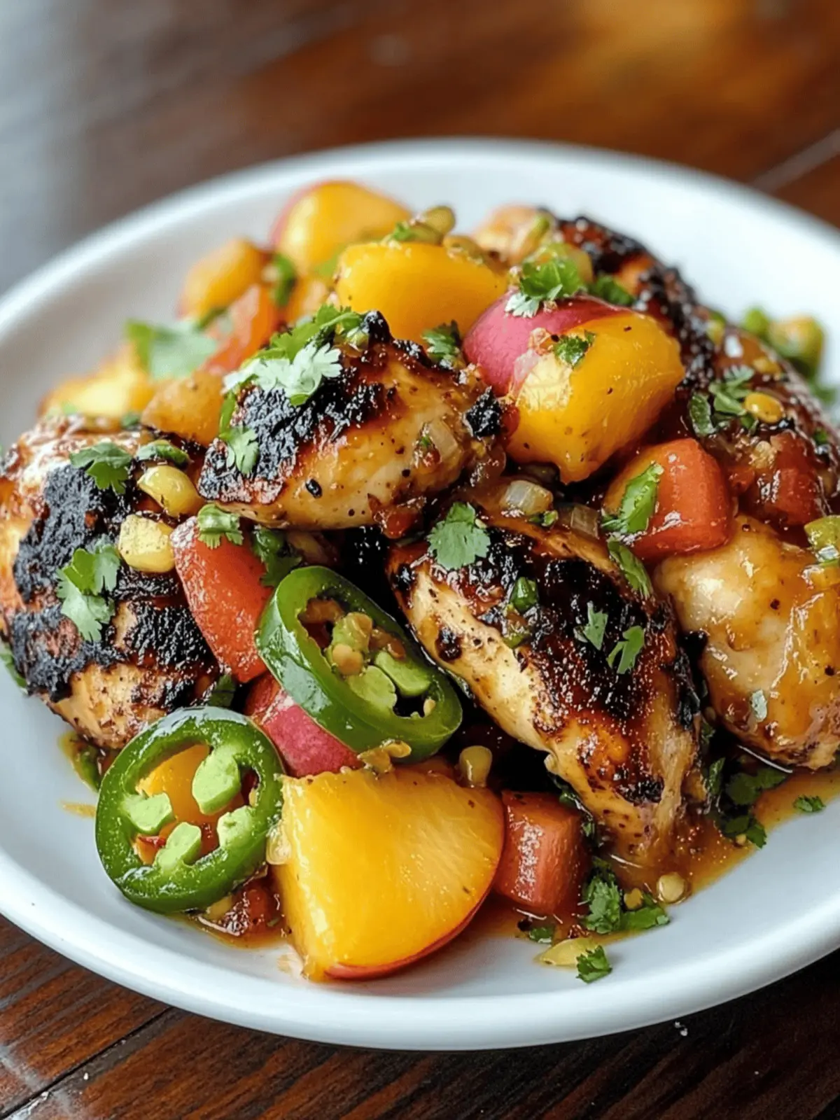 Jalapeno Peach Chicken Recipe