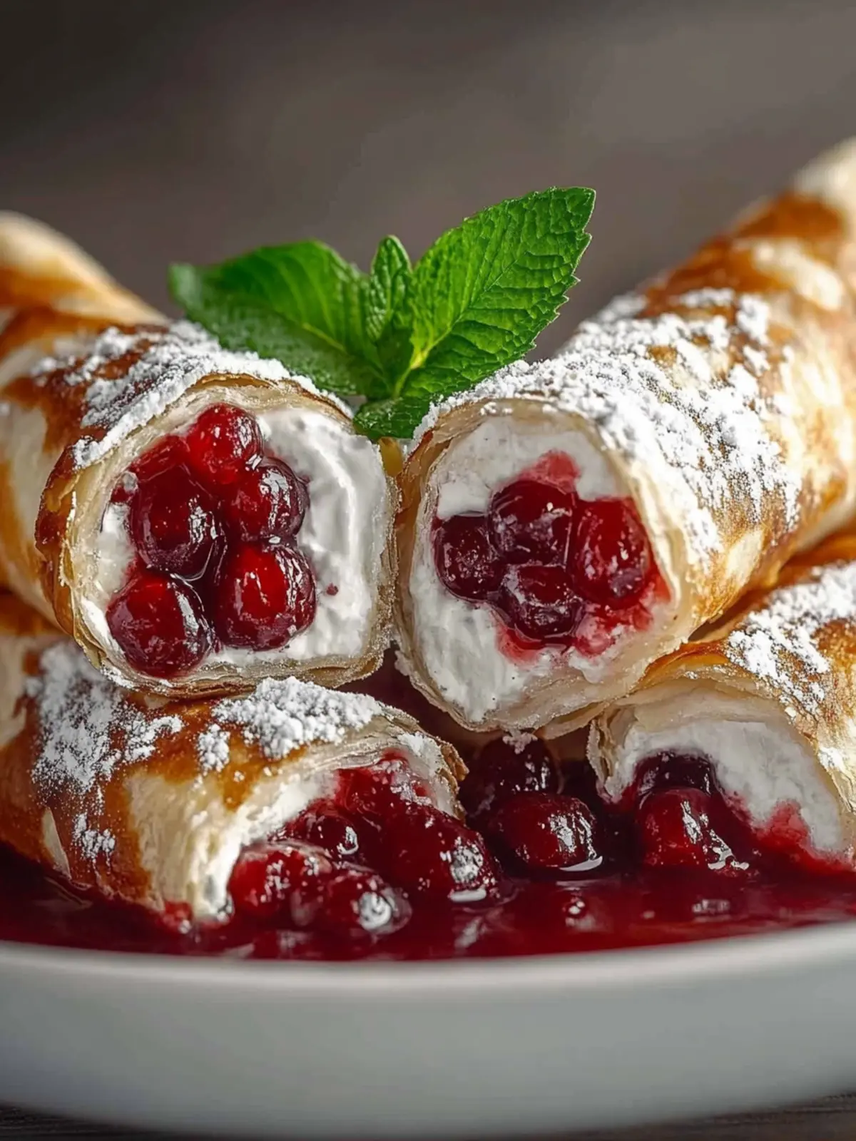 Cherry Pie Filling Wraps