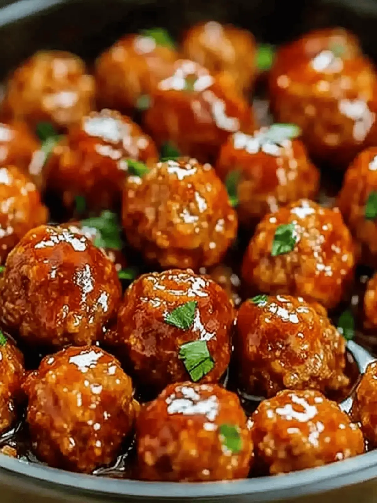 Honey Buffalo Crockpot Meatballs