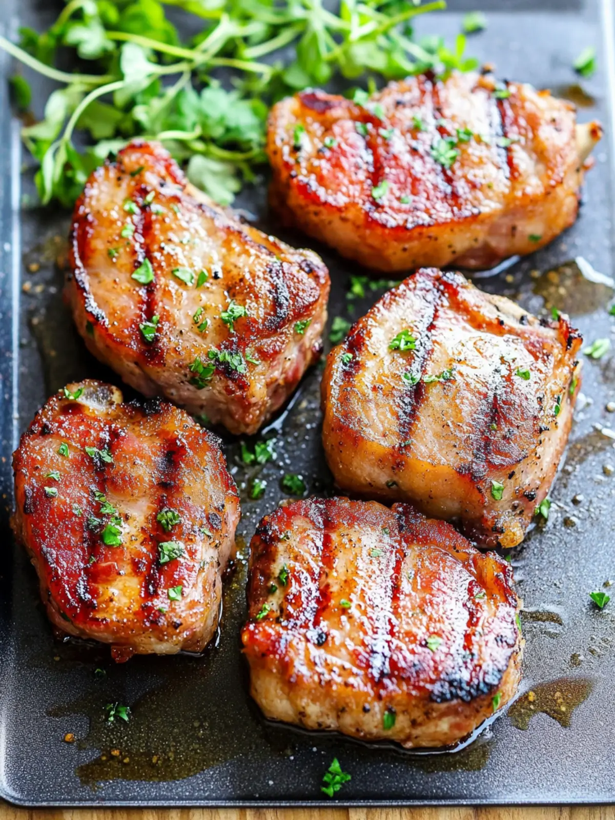 Bacon Wrapped Pork Chops