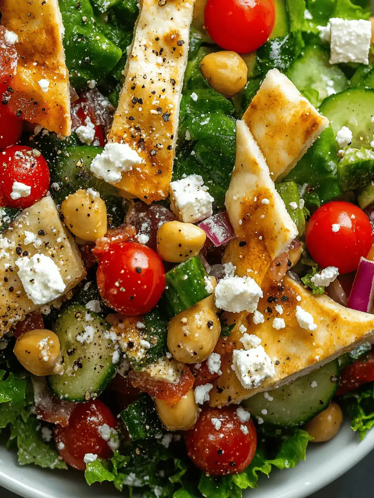 Crunchy Mediterranean Chopped Salad with Pita Dust Bliss 2 Crunchy Mediterranean Chopped Salad with Pita Dust
