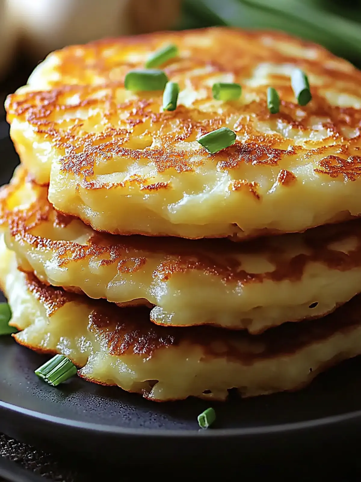 Potato and Onion Cheese Pancakes