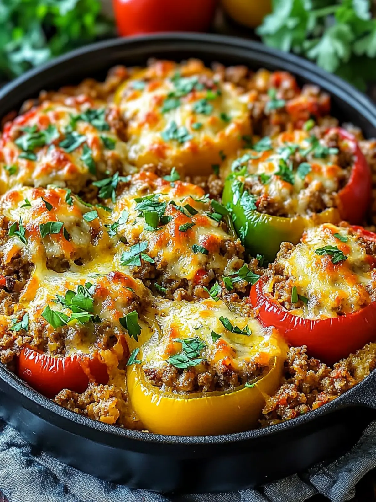 Stuffed Bell Pepper Casserole
