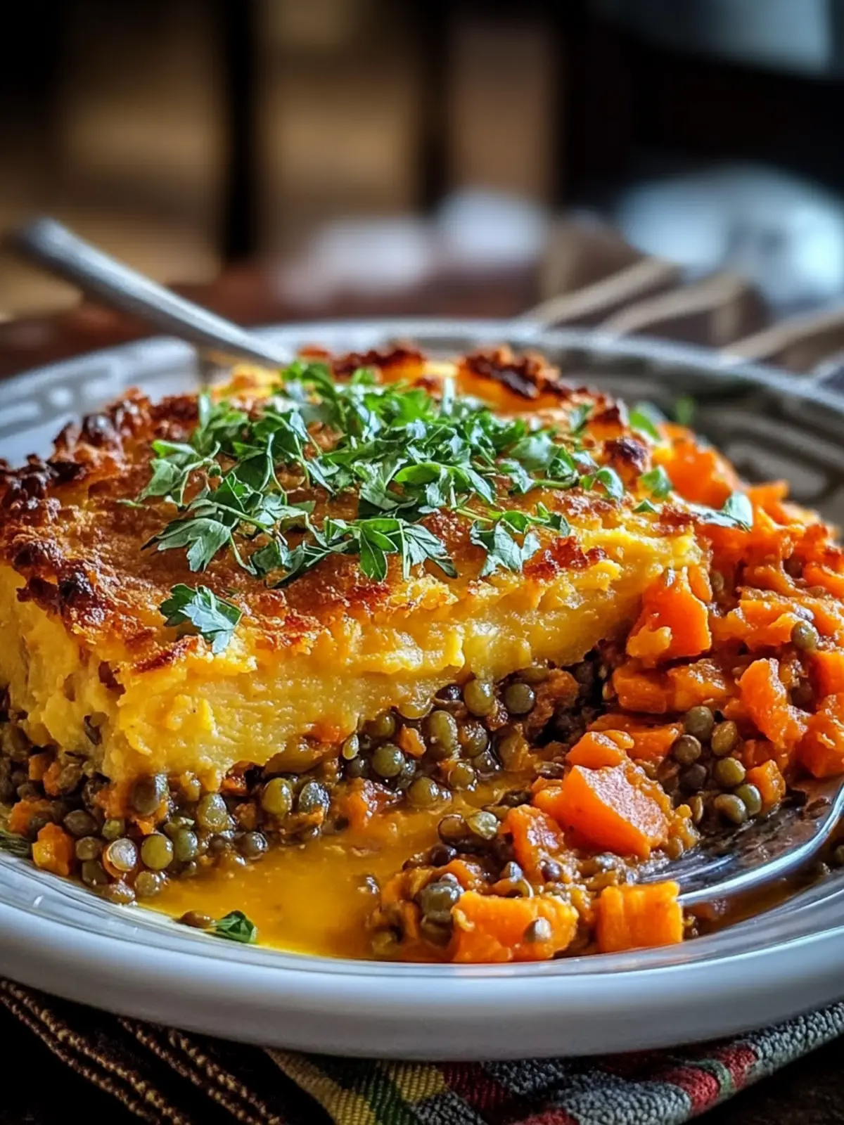 Sweet Potato & Lentil Shepherd s Pie