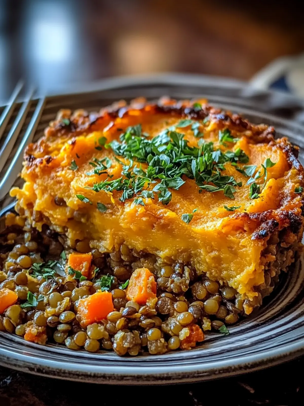 Sweet Potato & Lentil Shepherd s Pie