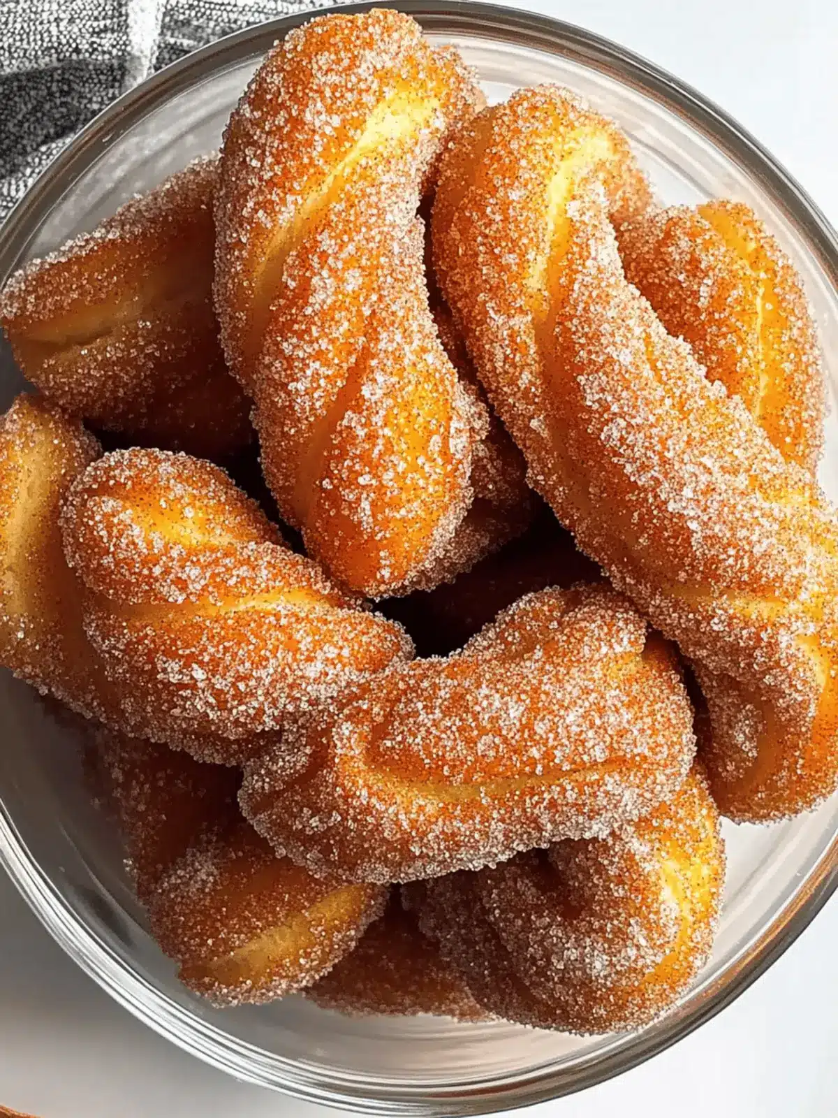 Cinnamon Sugar Twist Donuts