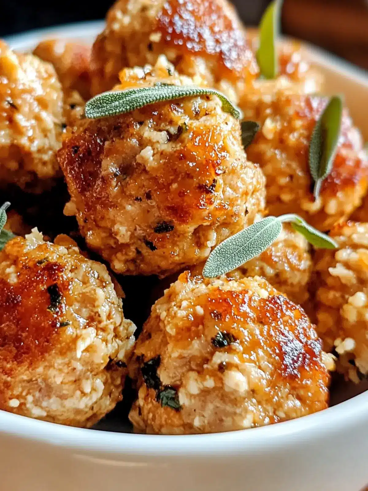 Delicious Pumpkin-Sage Turkey Meatballs for Cozy Fall Nights 3 Pumpkin-Sage Turkey Meatballs