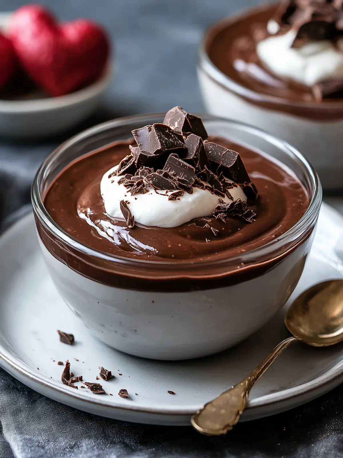 Decadent Valentine s Day Dark Chocolate Pudding You ll Love 3 Valentine s Day Dark Chocolate Pudding
