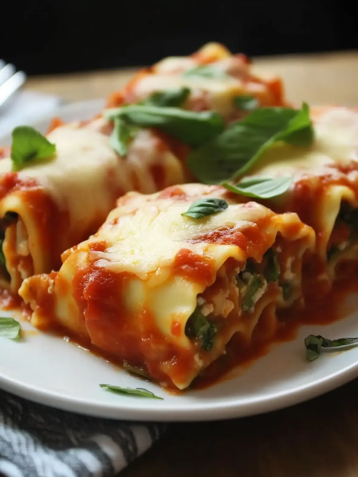 Pioneer Woman Veggie Lasagna Roll Ups