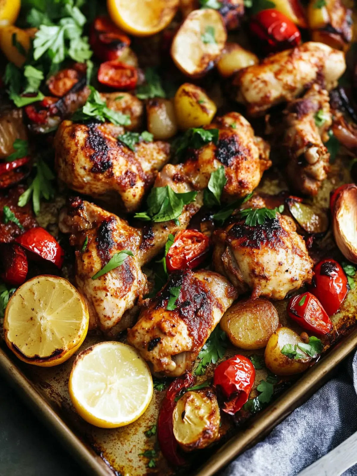Sheet Pan Peri Peri Chicken