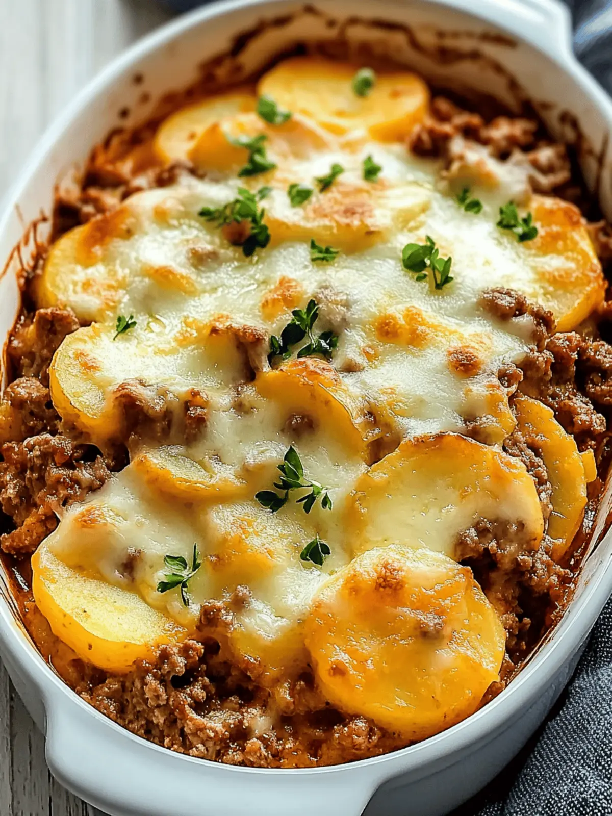 Hobo Casserole with Ground Beef & Potatoes   Quick & Delicious!