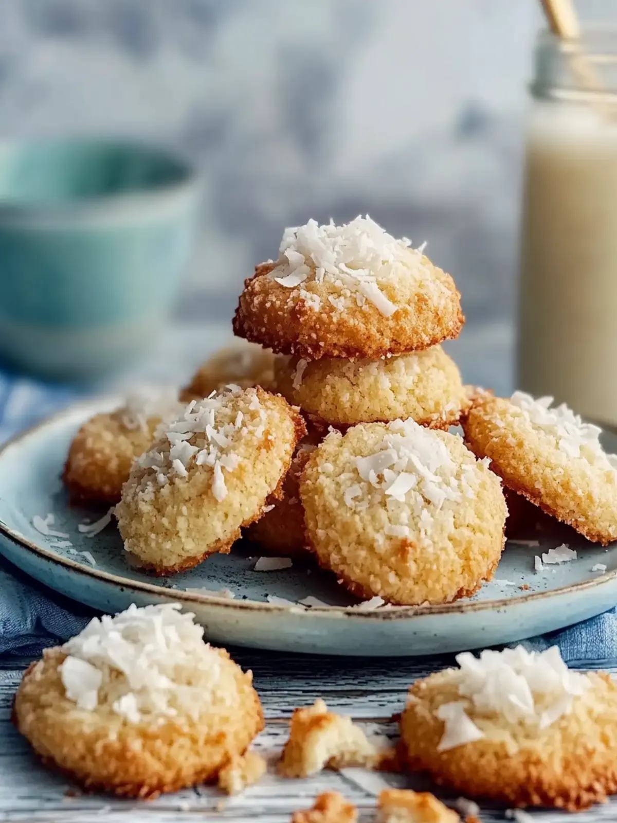 Keto Shredded Coconut Cookies