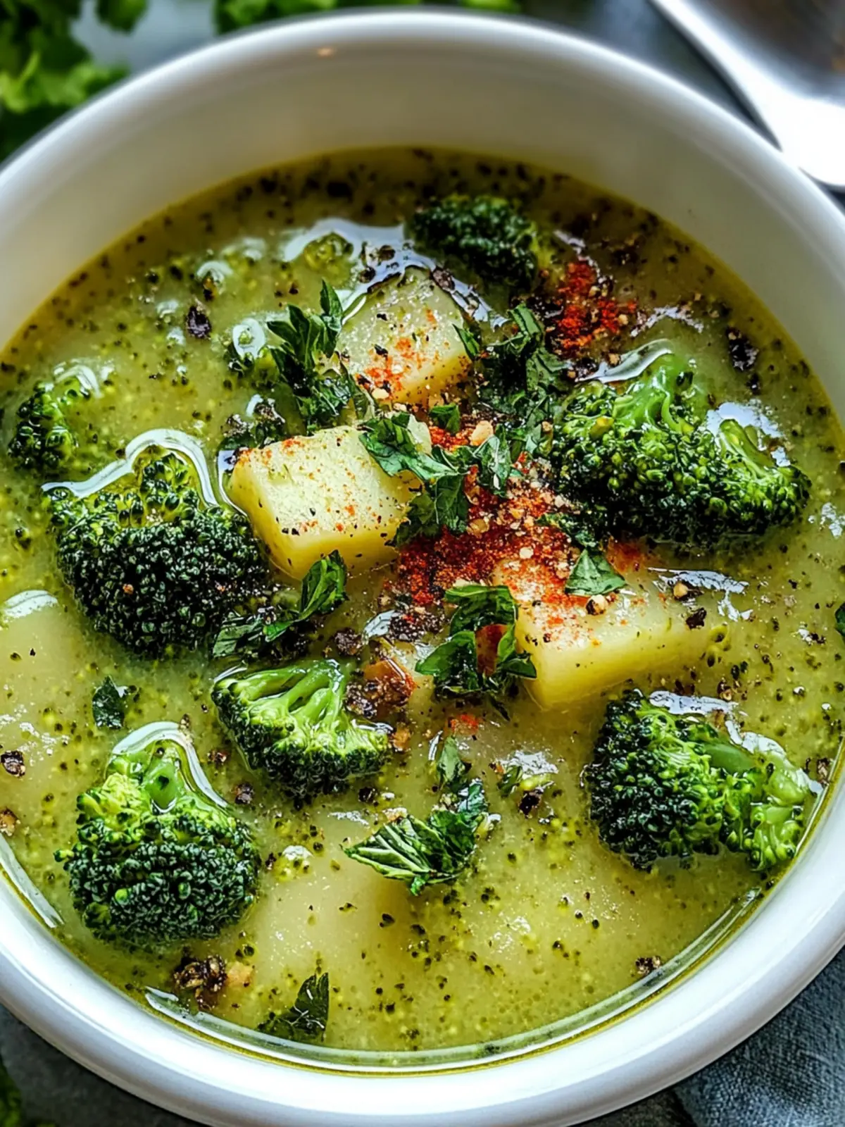 Traditional Italian Broccoli Soup