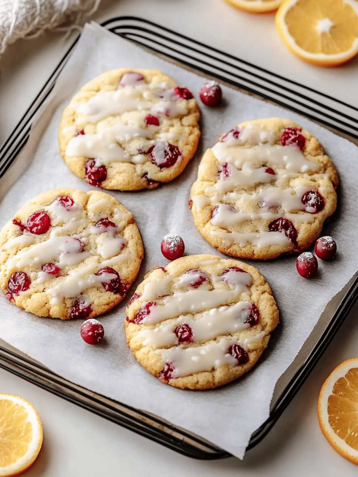 Christmas Cranberry Orange Cookies Recipe
