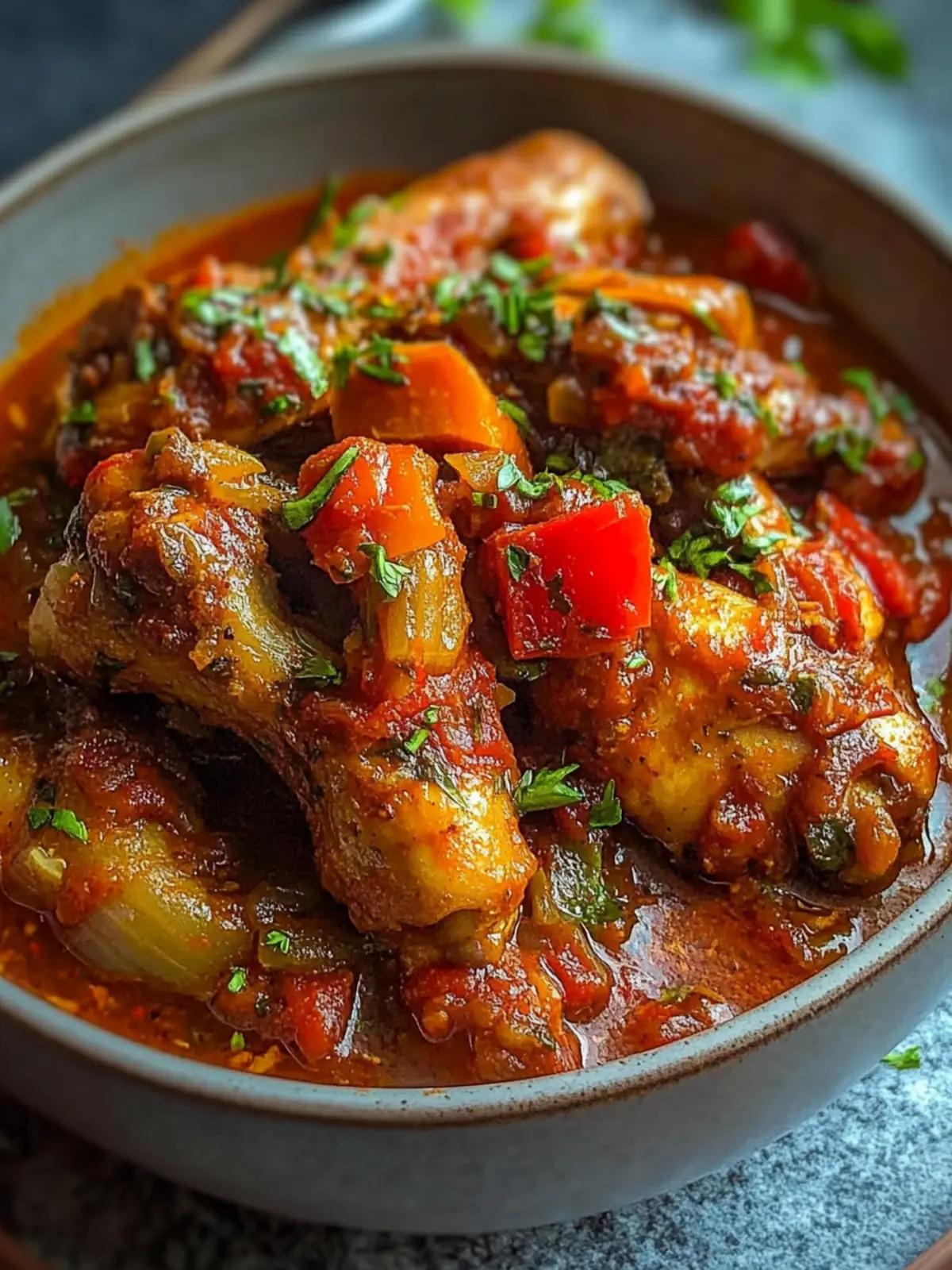 Spicy Nigerian Chicken Stew