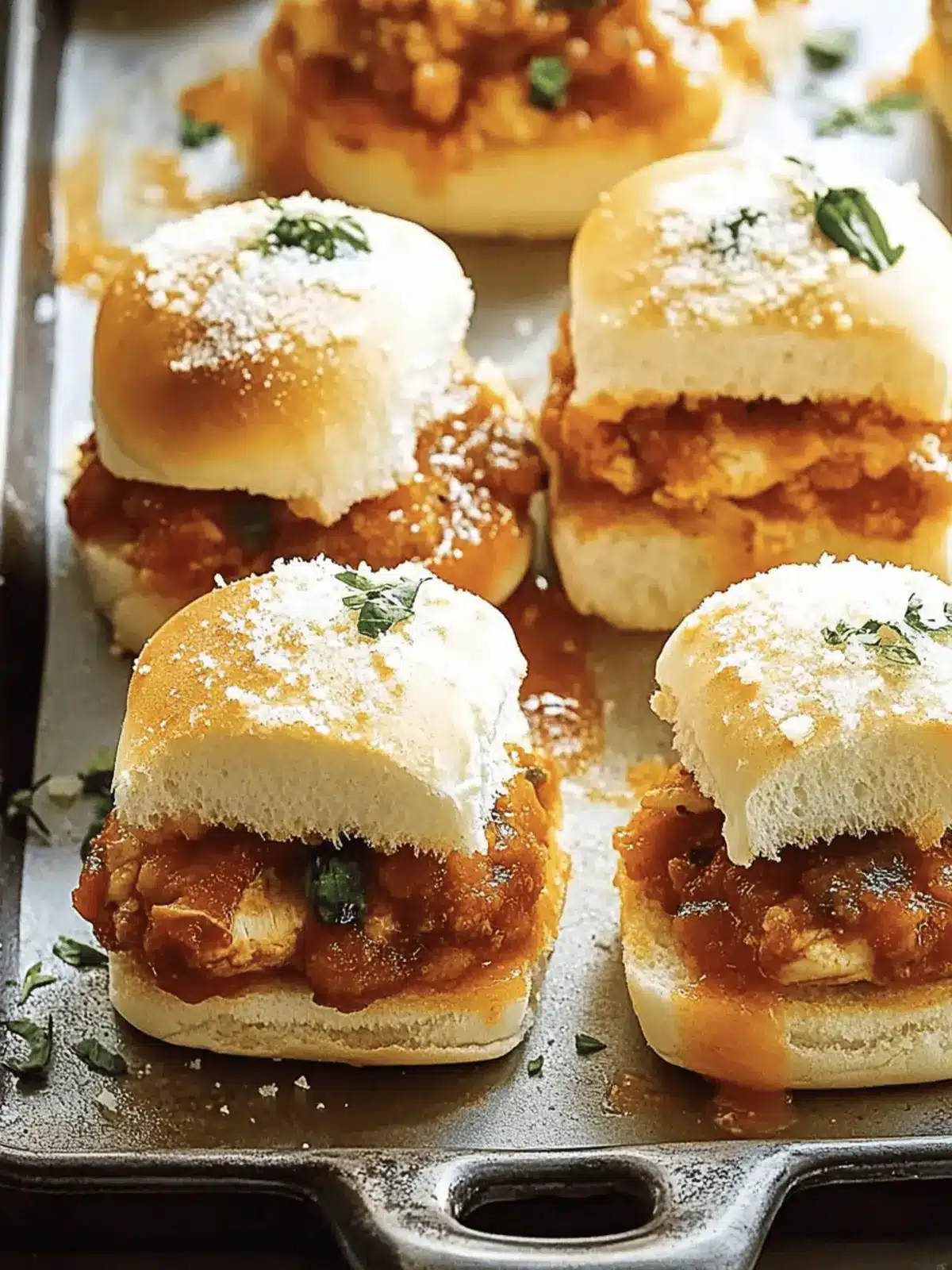 Chicken Parmesan Sliders Recipe