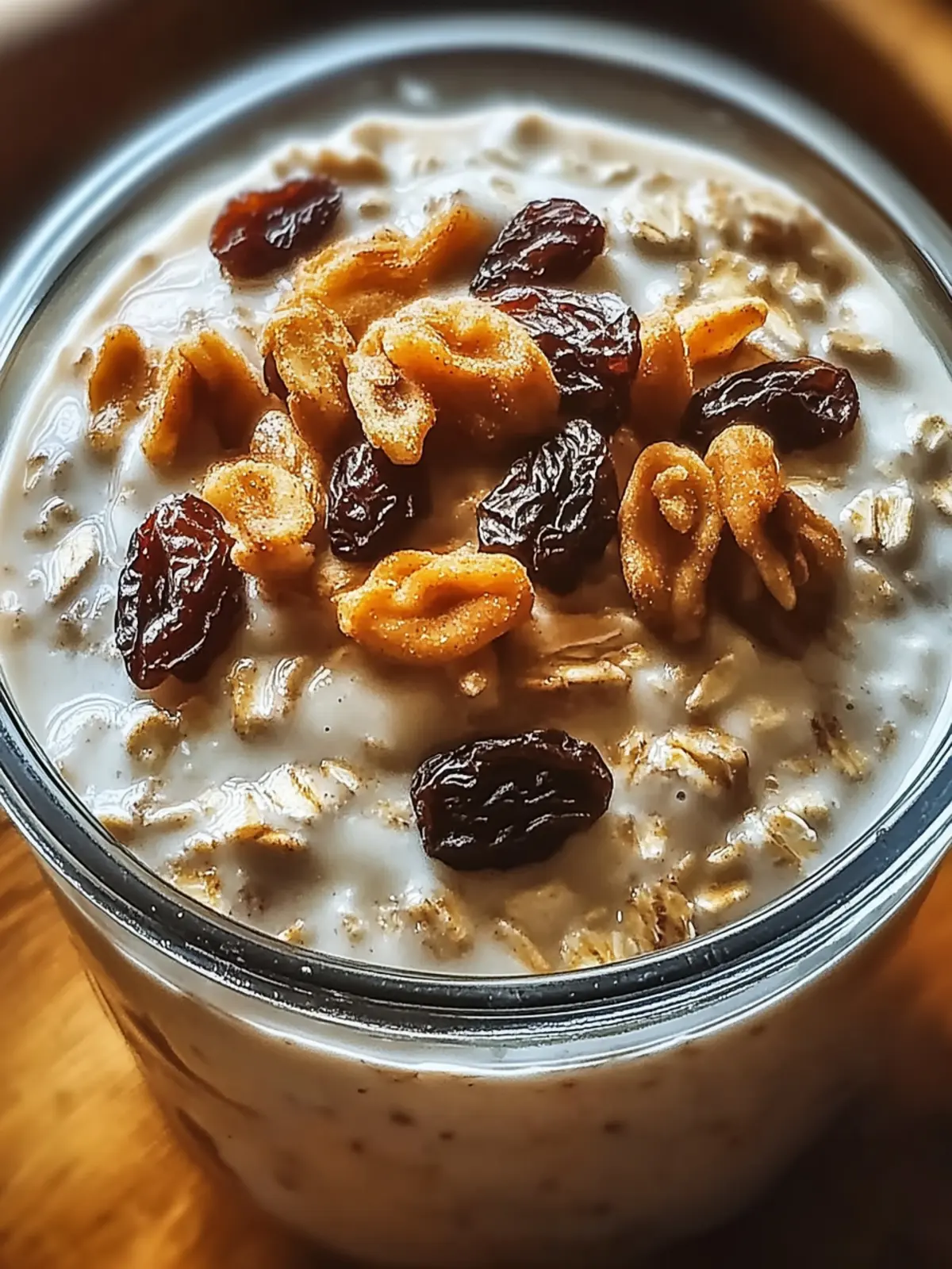 Delicious Cinnamon Raisin Overnight Oats for Busy Mornings 4 Cinnamon Raisin Overnight Oats