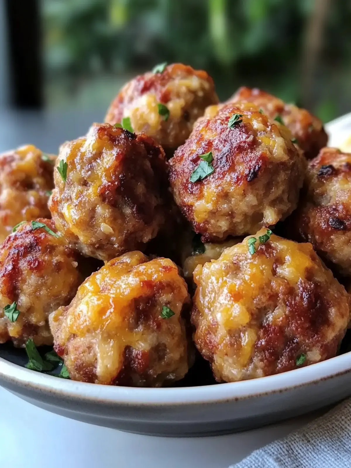 Creamy Keto Rotel Sausage Balls