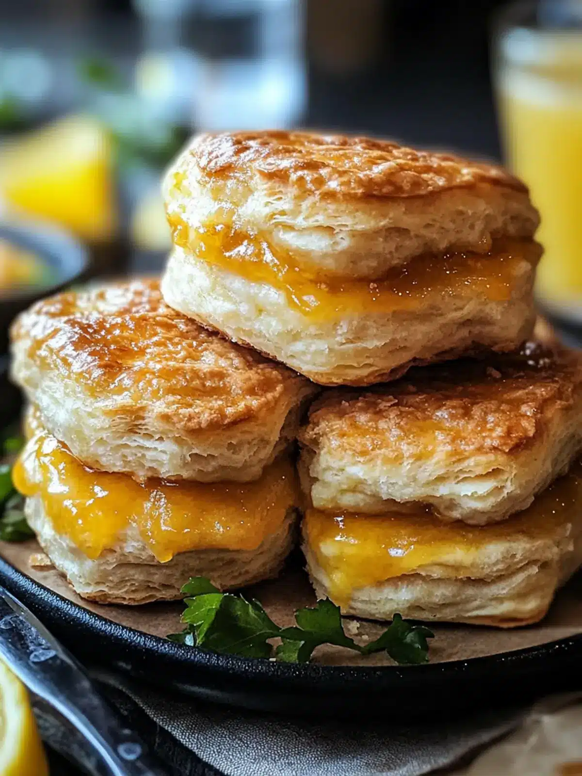Hot Honey Chicken Biscuits