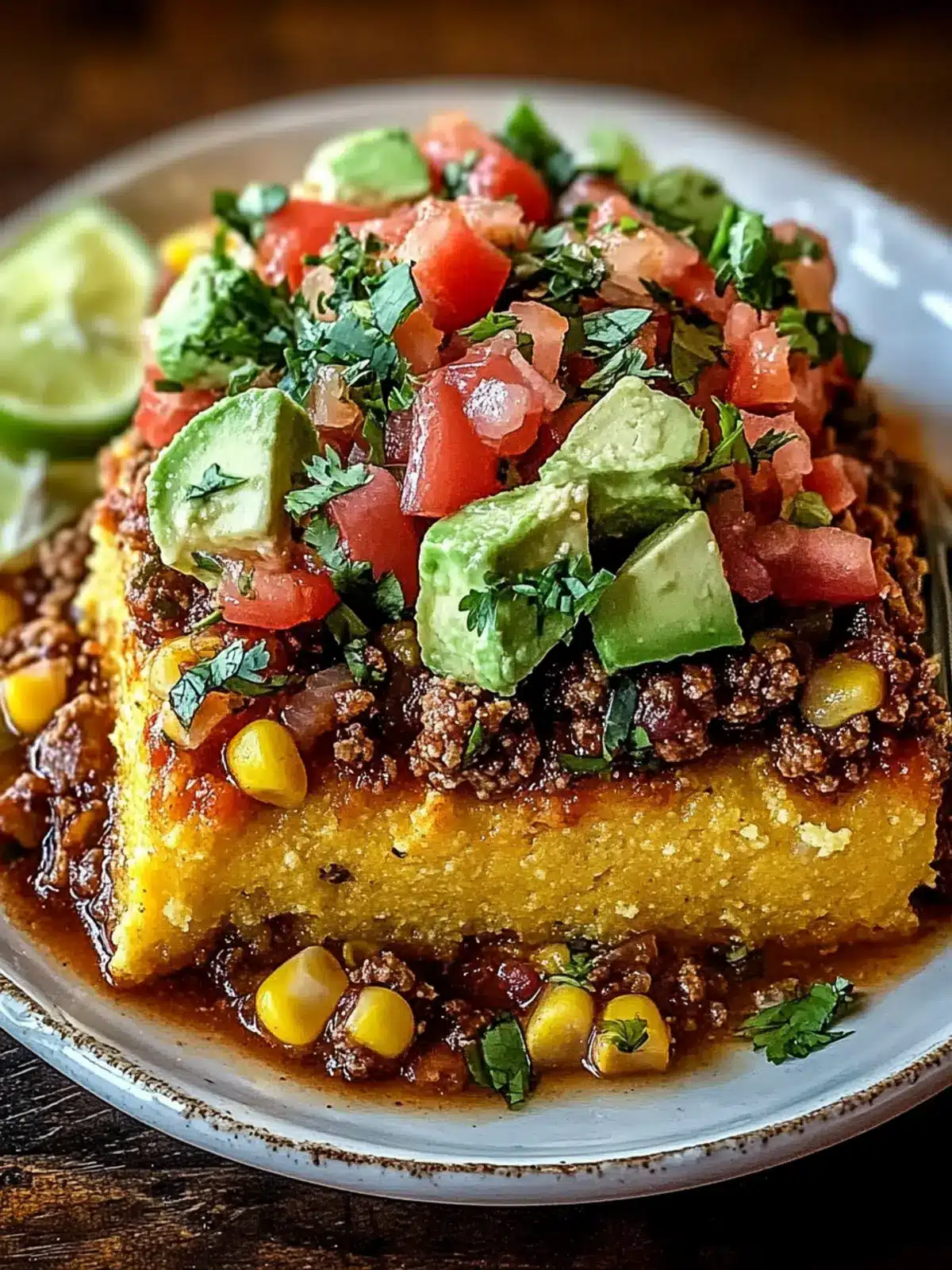 Luscious Spicy Taco Polenta Bake You ll Crave Again and Again 4 Spicy Taco Polenta Bake