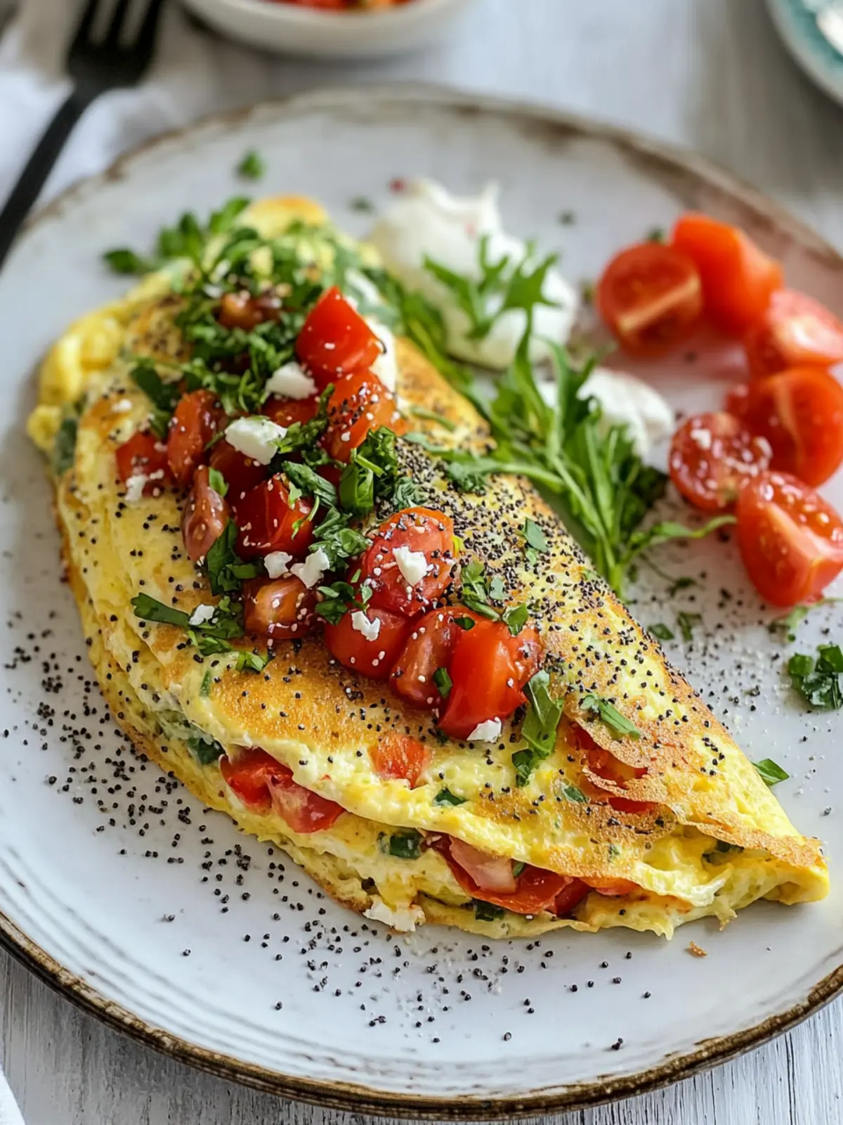 Everything Bagel Omelet
