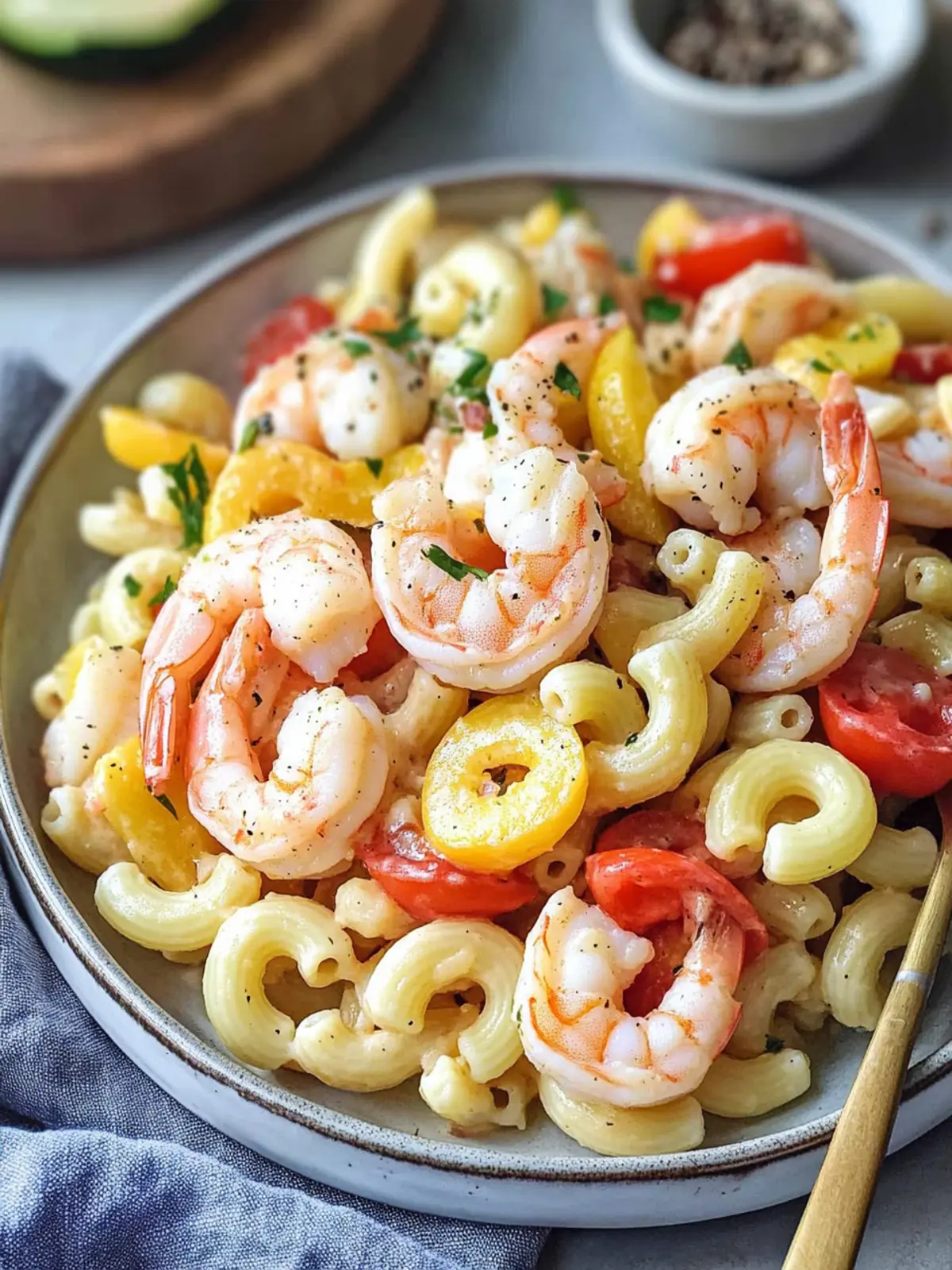 Shrimp Macaroni Pasta Salad
