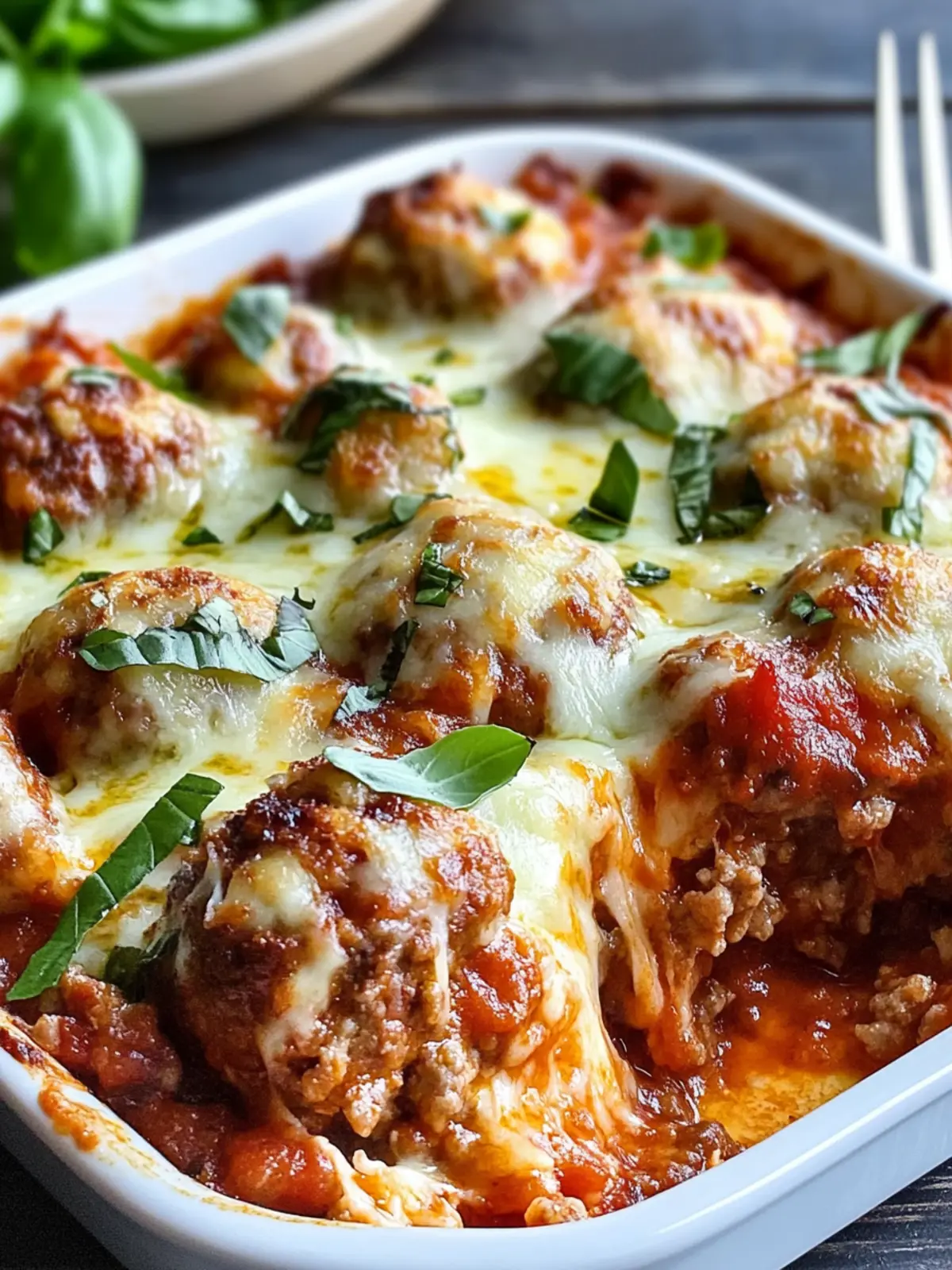 Dump-and-Bake Meatball Casserole