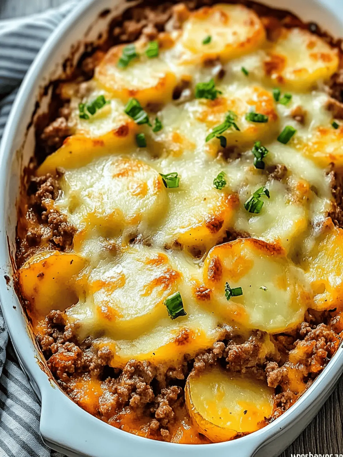 Hobo Casserole with Ground Beef & Potatoes   Quick & Delicious!