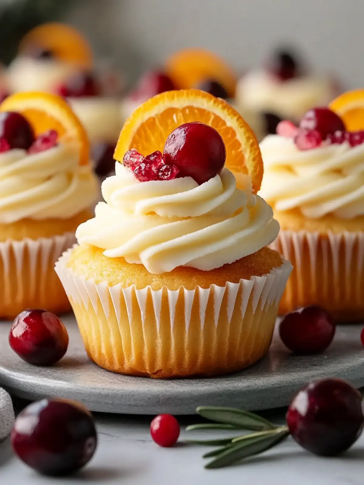 Cranberry Orange Cupcakes