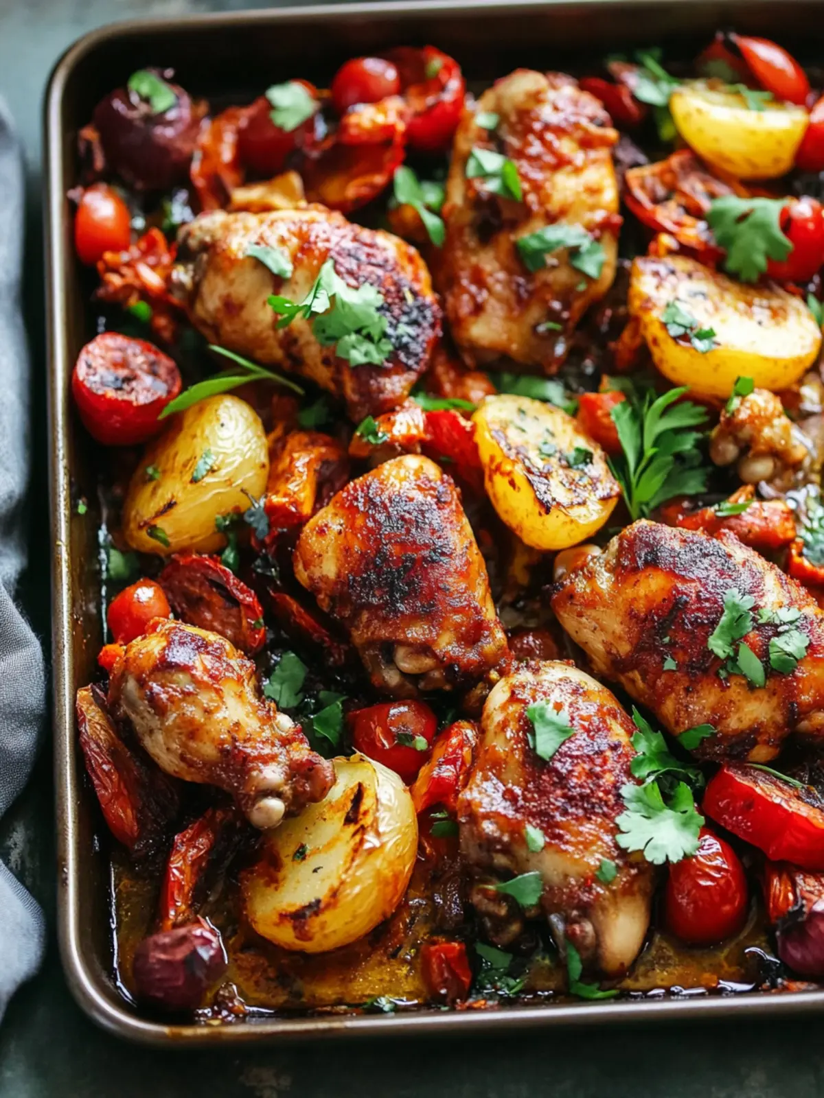 Sheet Pan Peri Peri Chicken