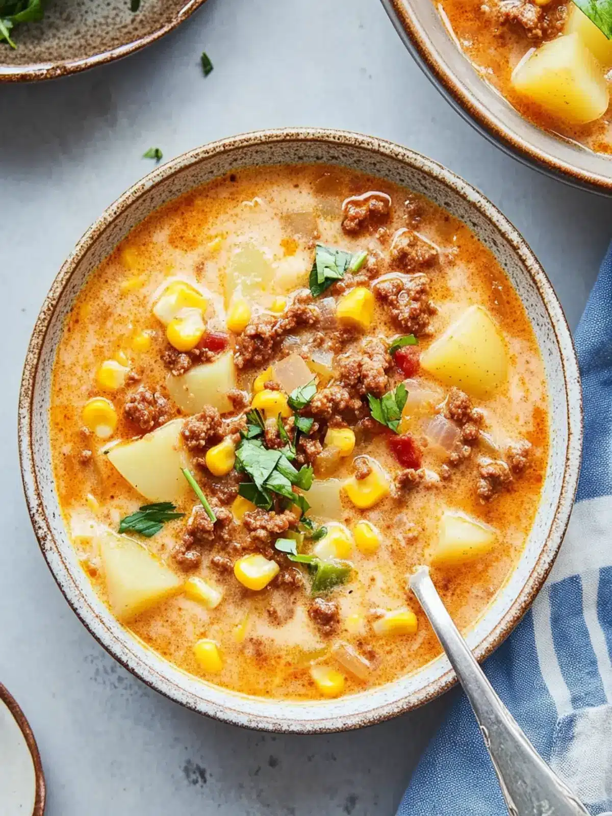 Chorizo, Corn and Potato Chowder