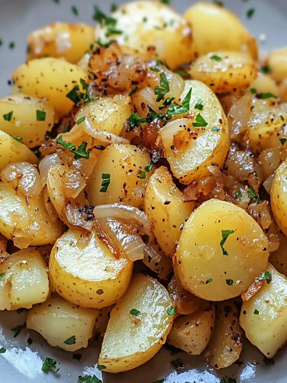 Crispy Potato and Onion Saut : A Comfort Food Delight 4 Crispy Potato and Onion Saut