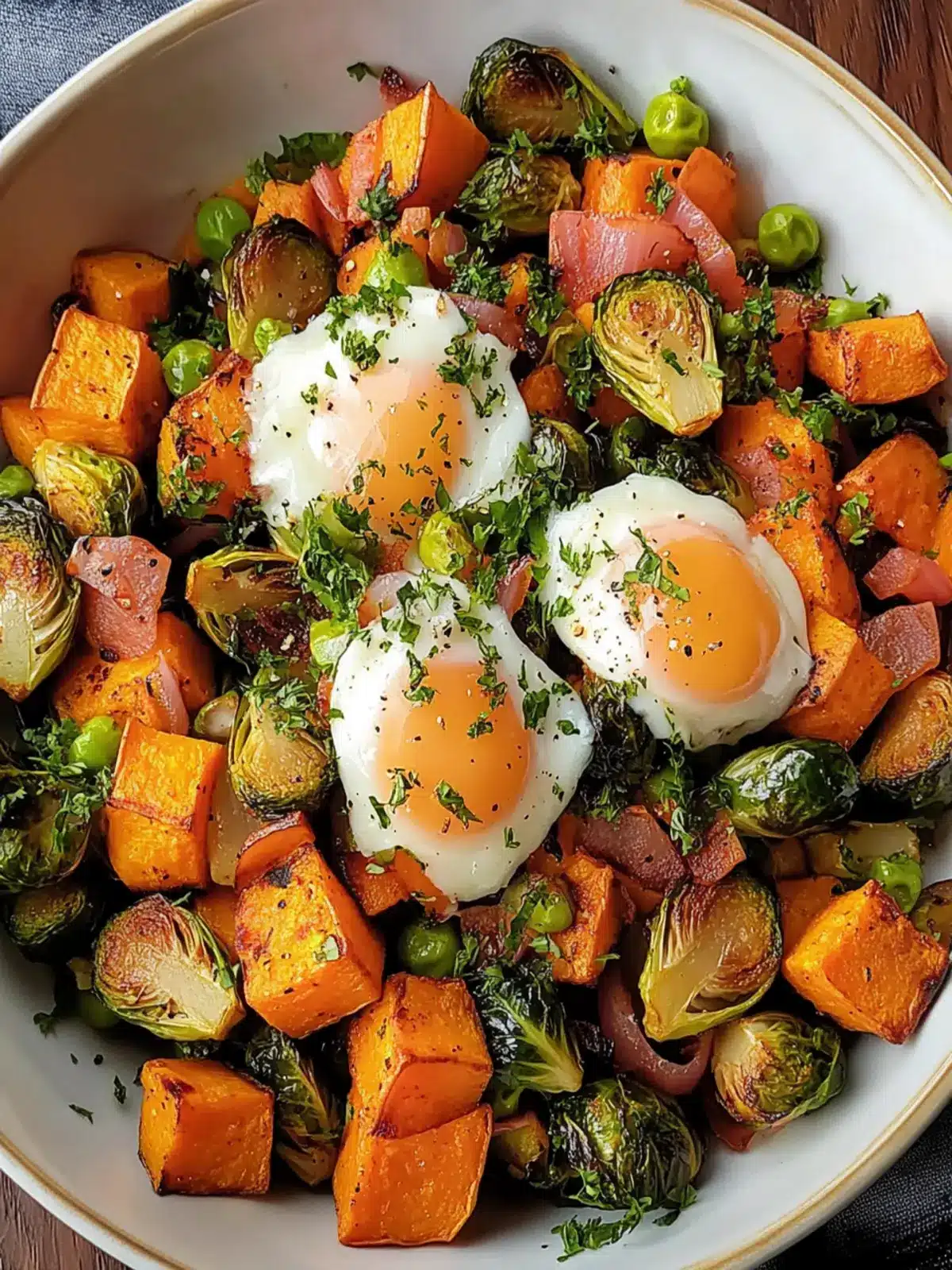 Savory Sweet Potato Brussel Hash Ready in Just 30 Minutes 2 Sweet Potato Brussel Hash