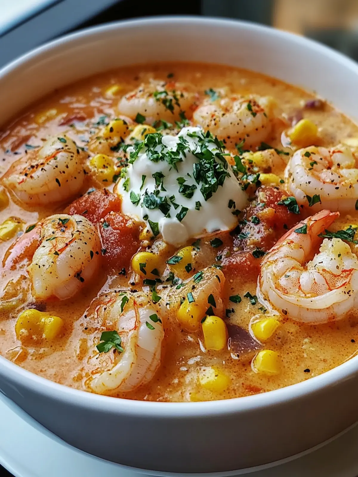 Creamy Seafood and Shrimp Chili