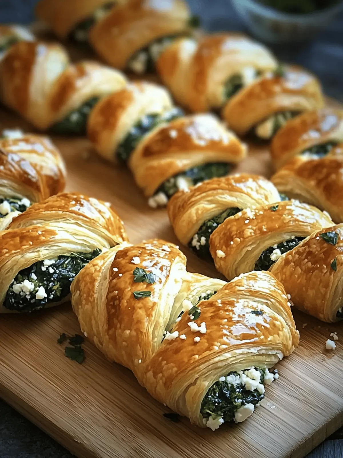 Savory Spinach and Feta Puff Pastry Twists You ll Love 2 Spinach and Feta Puff Pastry Twists
