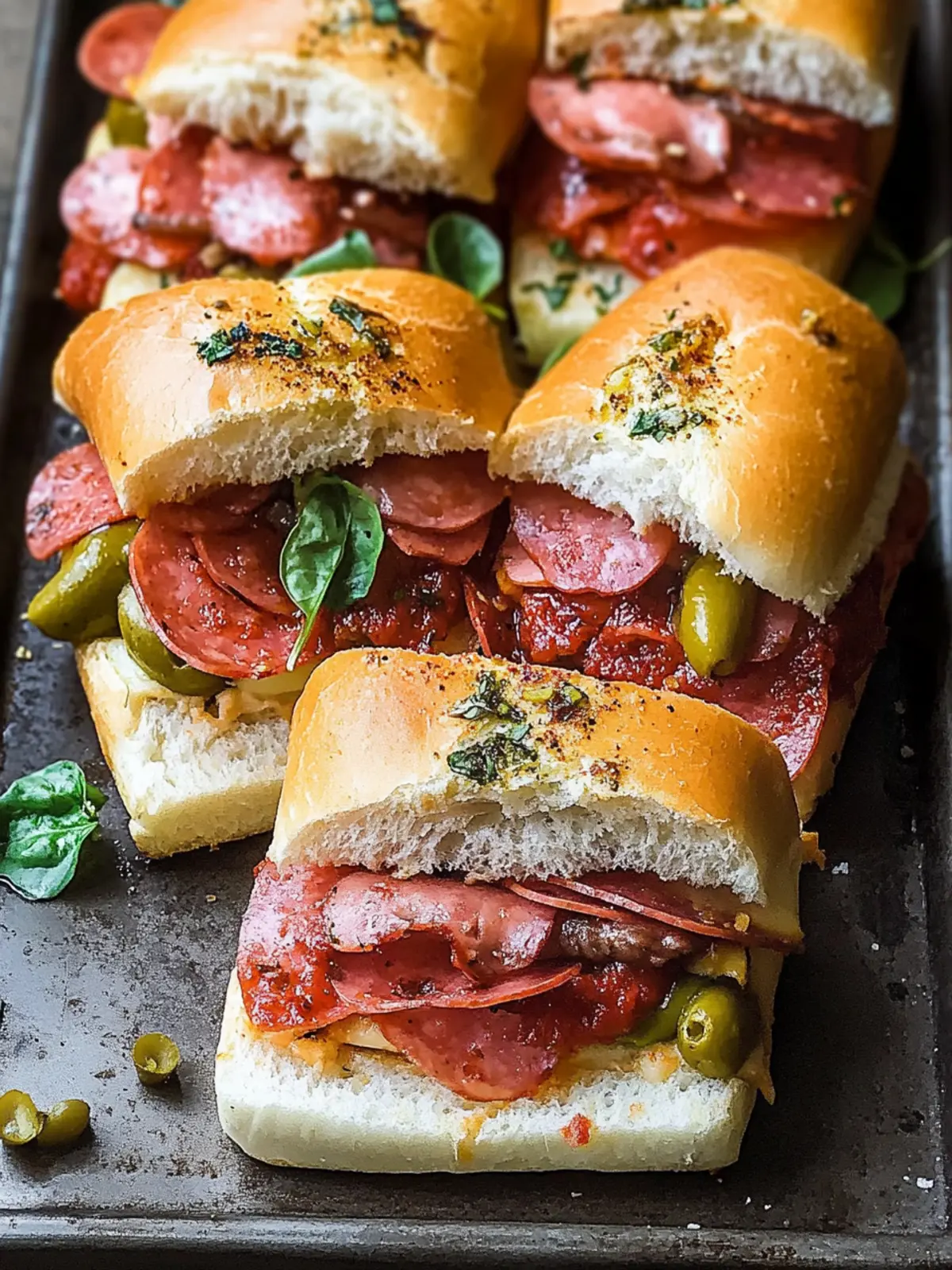 Hot Italian Sub Sliders