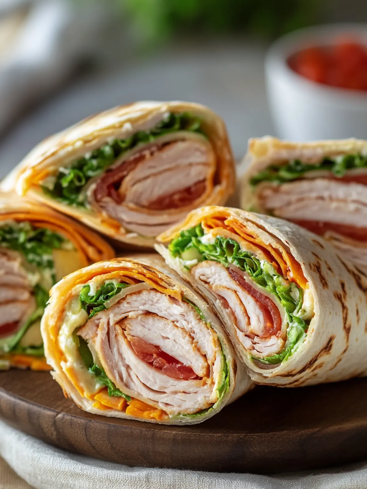 California Turkey Club Wraps
