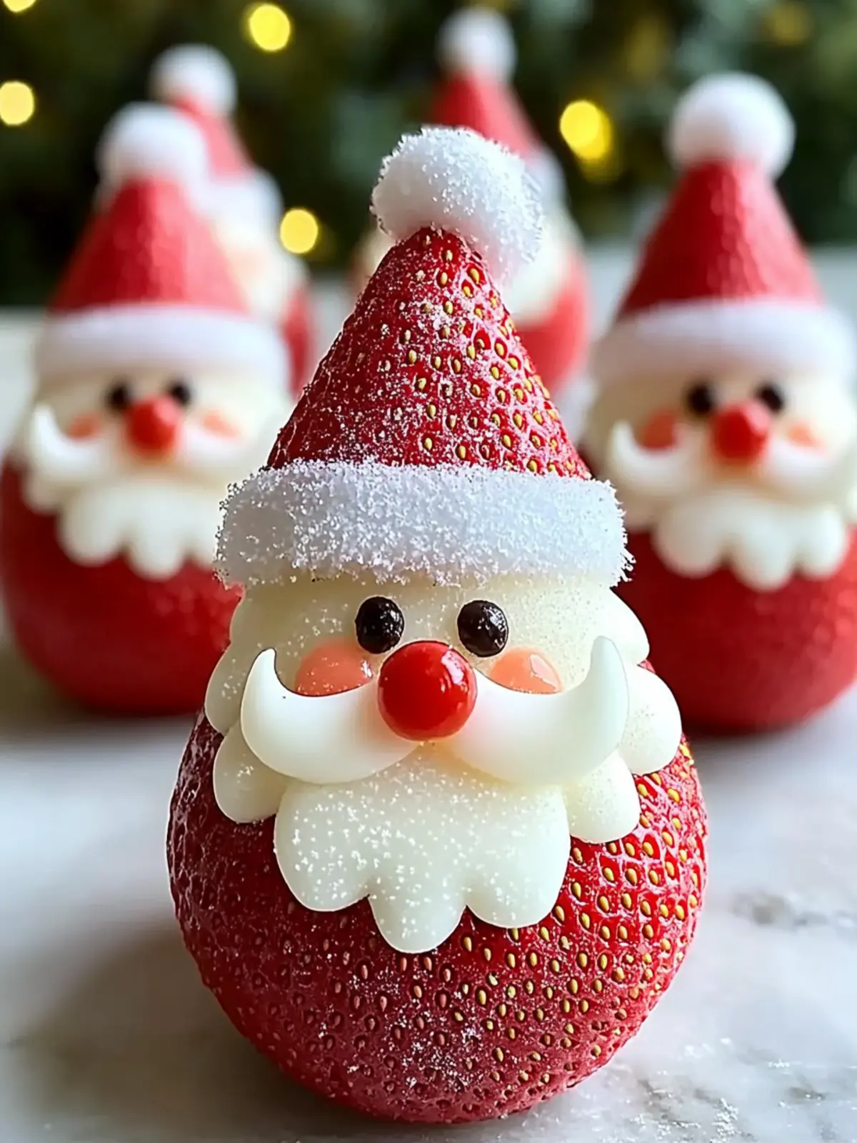 Cute No-Bake Strawberry Santas for Your Festive Celebrations 4 No-Bake Strawberry Santas
