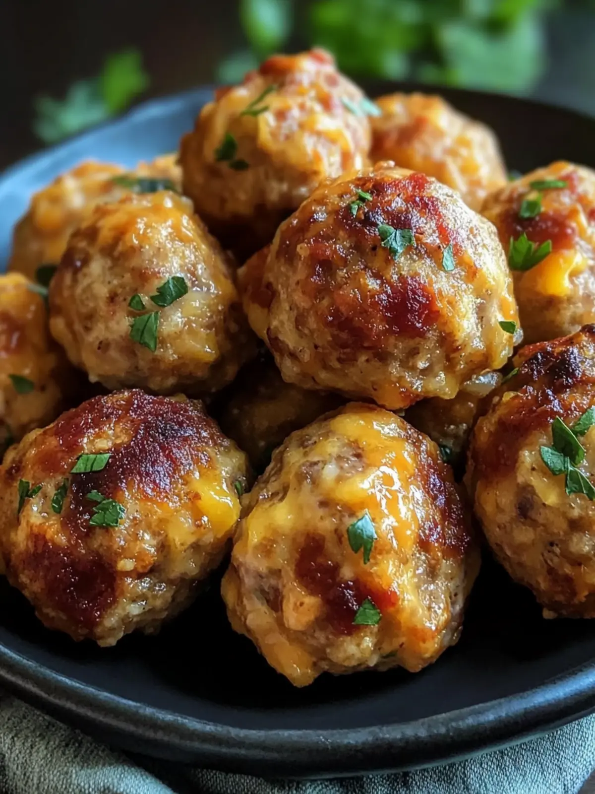 Creamy Keto Rotel Sausage Balls