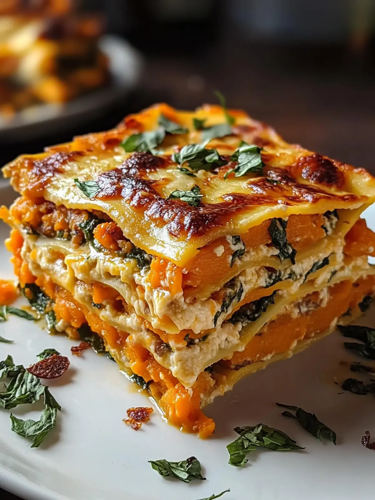 Heavenly Layered Sweet Potato Butternut Squash Carrot Lasagna 4 Layered Sweet Potato Butternut Squash Carrot Lasagna