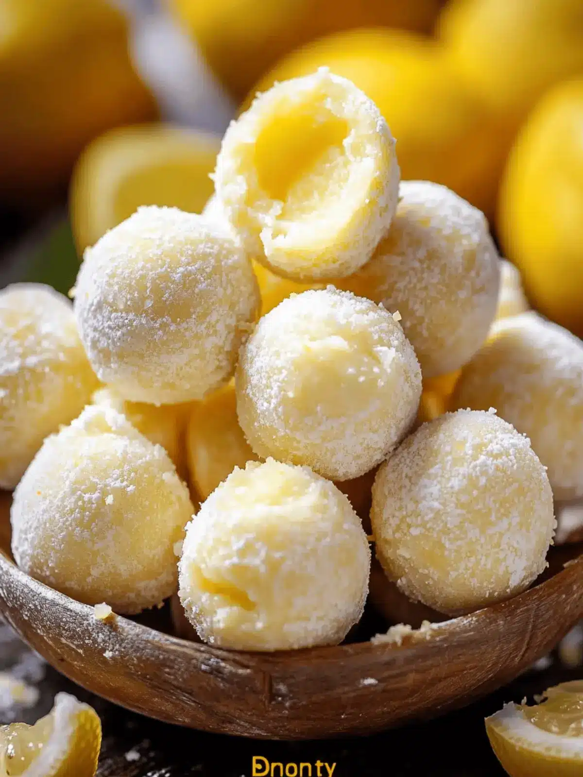 Delightful Lemon Truffles
