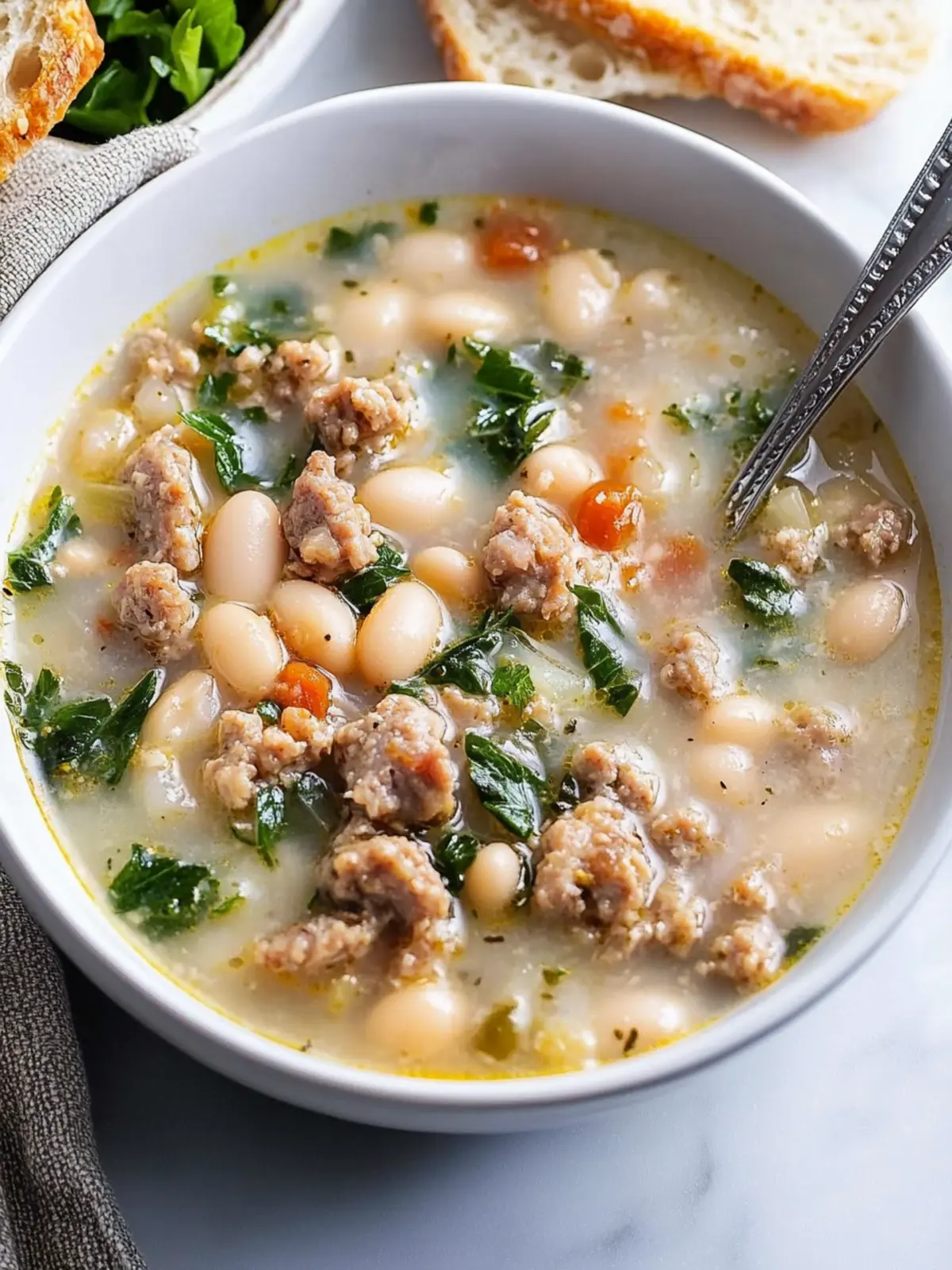 Sausage and White Bean Soup