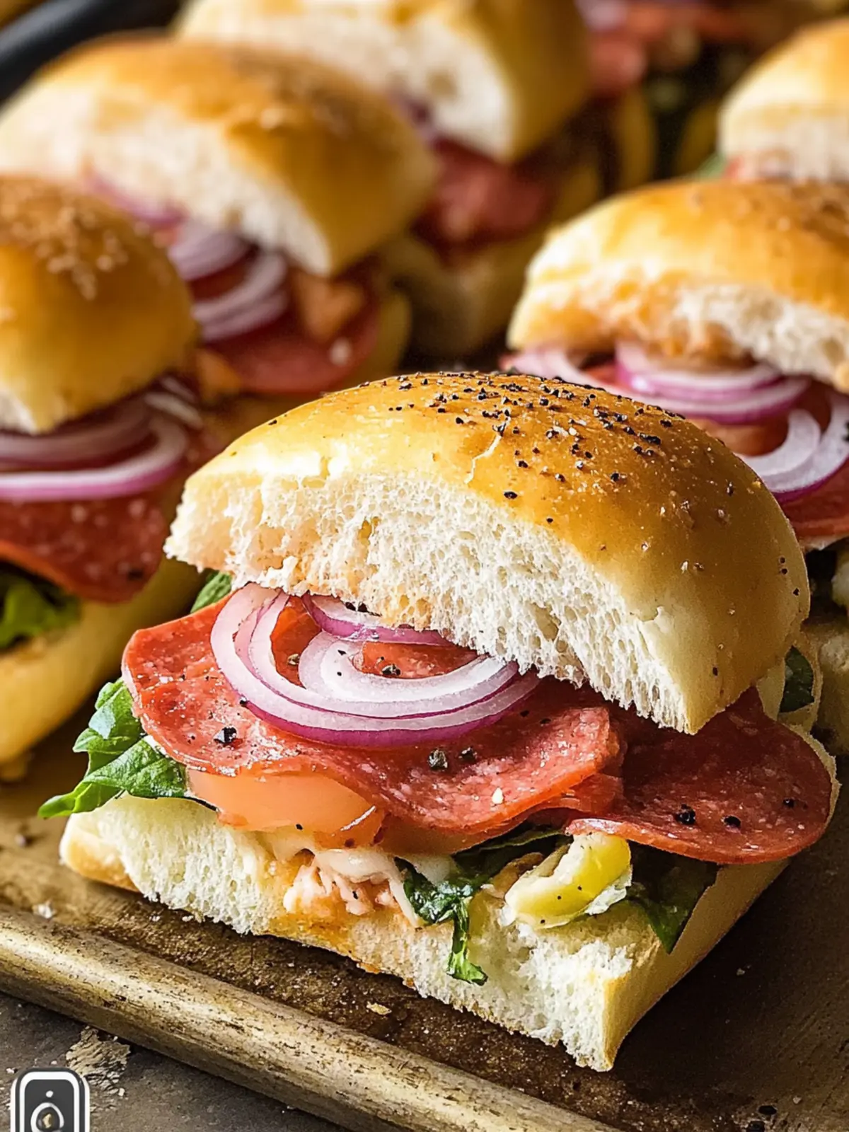 Hot Italian Sub Sliders