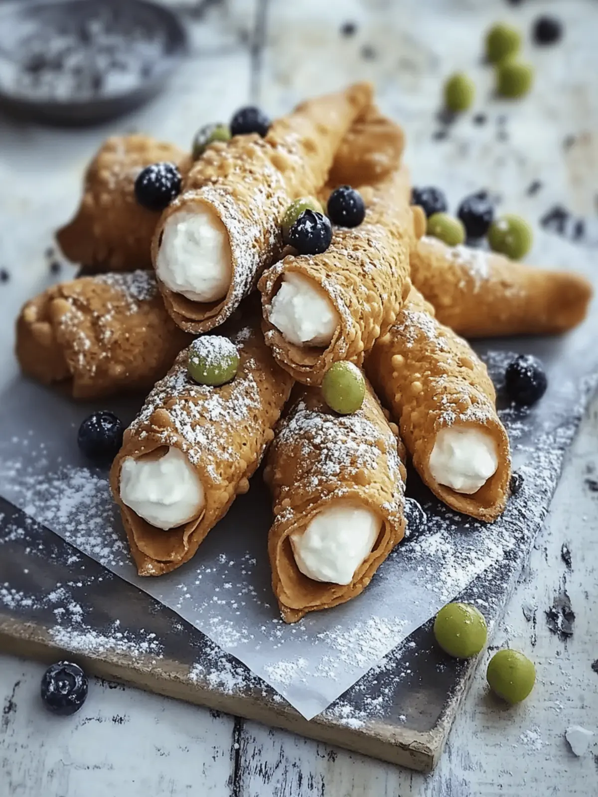 Decadent Sicilian Cannoli with Creamy Ricotta Filling Recipe 3 Sicilian Cannoli with Ricotta Filling